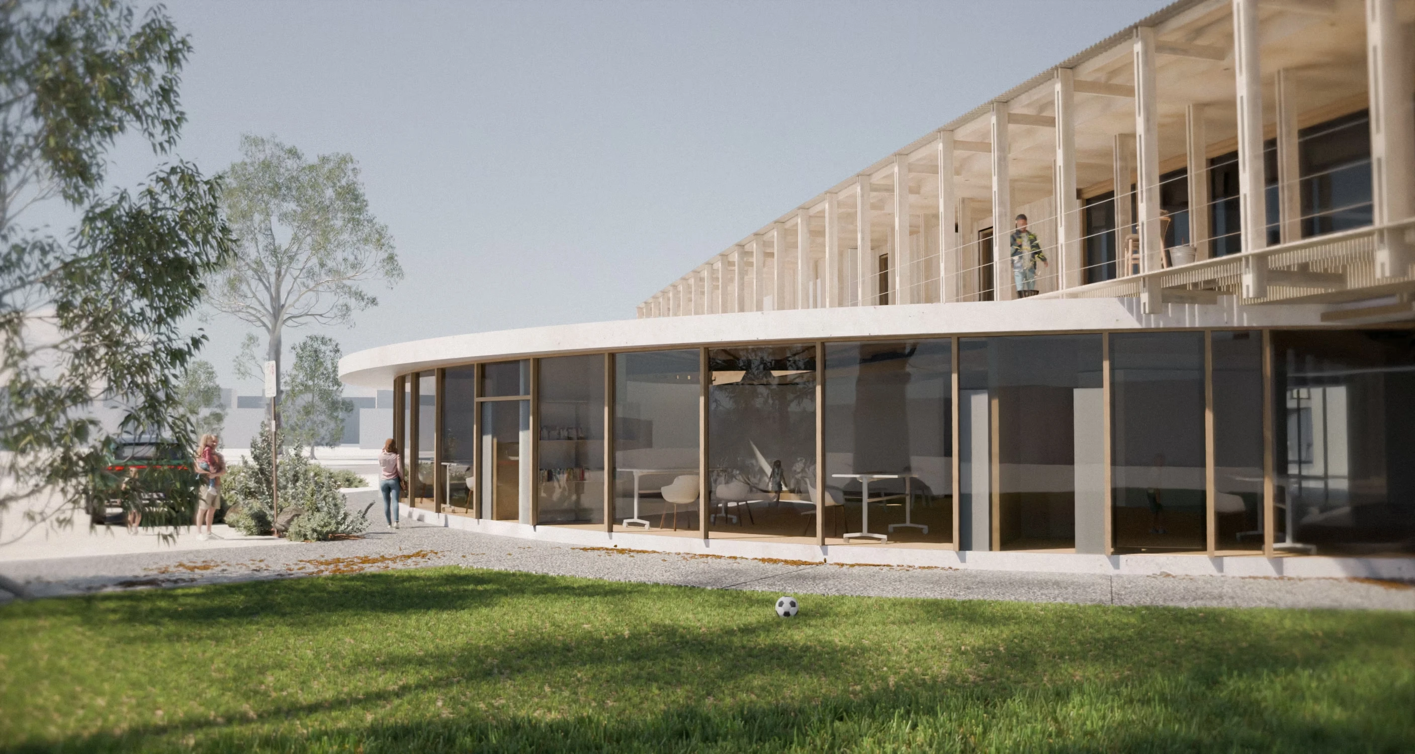 Project Epsilon childcare exterior render
