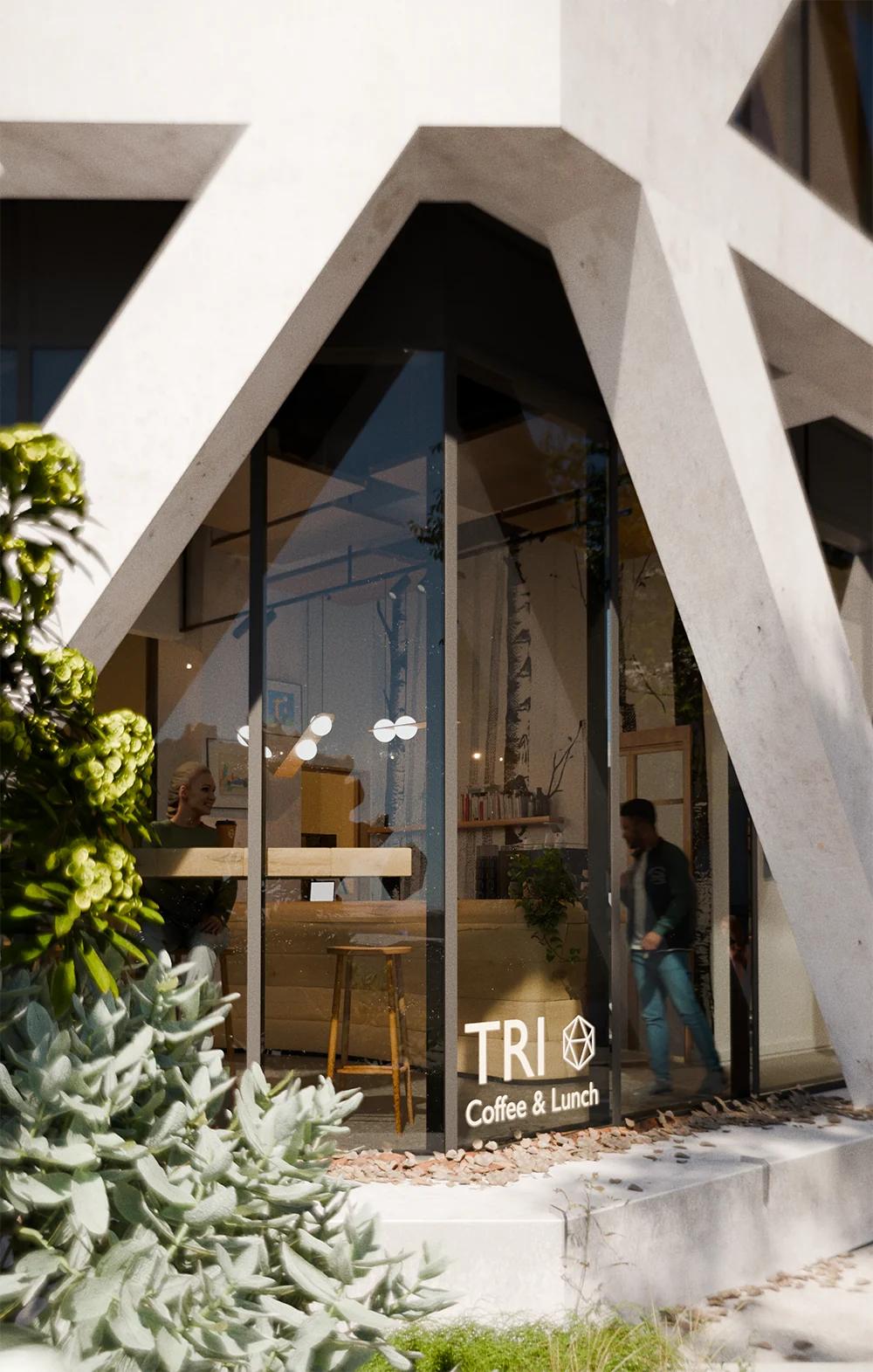 Tectonics Cafe Exterior